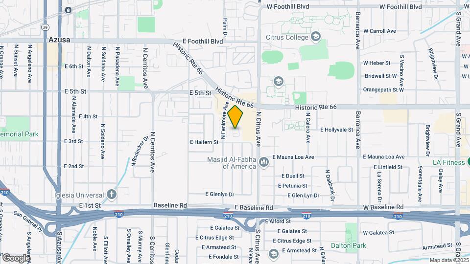 852 E Fielding St Map and Location Details