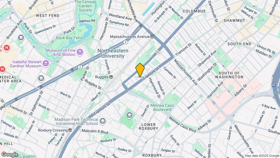 1023 Tremont St Map and Location Details