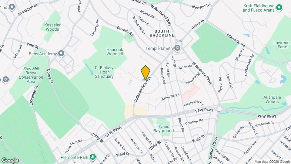 103 Independence Dr, Unit 1 Map and Location Details