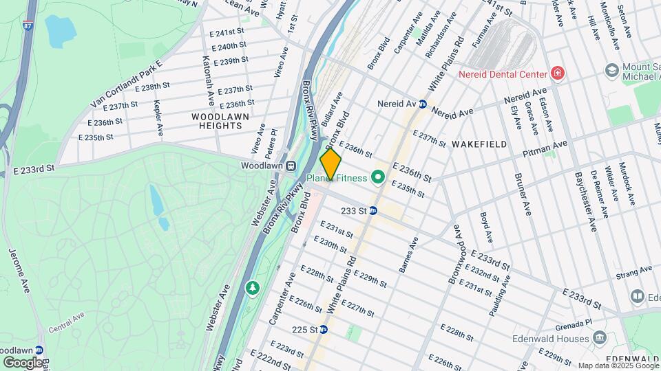 623 E 233rd St Mapa y Detalles de la Ubicación