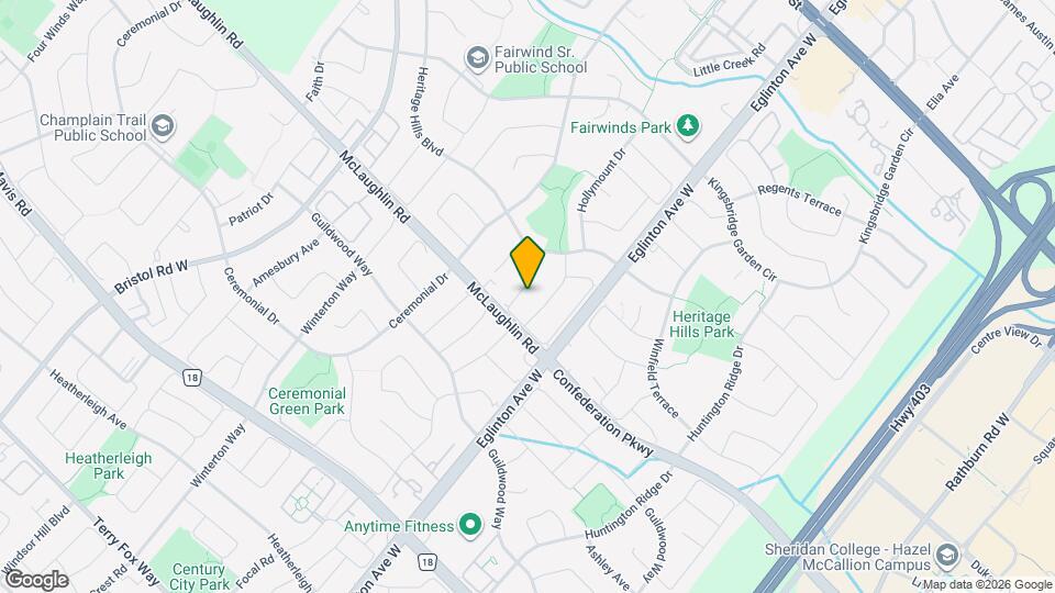 422 Silverthorne Crescent Map and Location Details