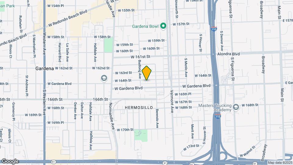 1138 W 164th St Map and Location Details