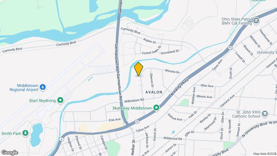 1824 Winona Dr Mapa y Detalles de la Ubicación