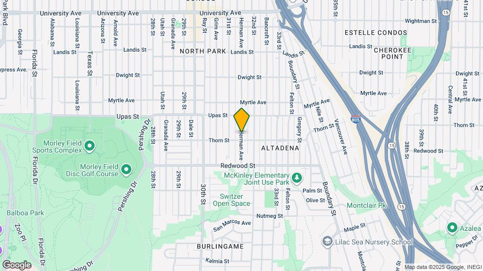 3313 Herman Ave Mapa y Detalles de la Ubicación