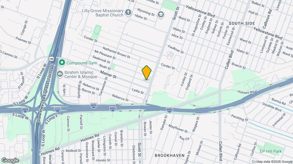 3839 Noah St Map and Location Details