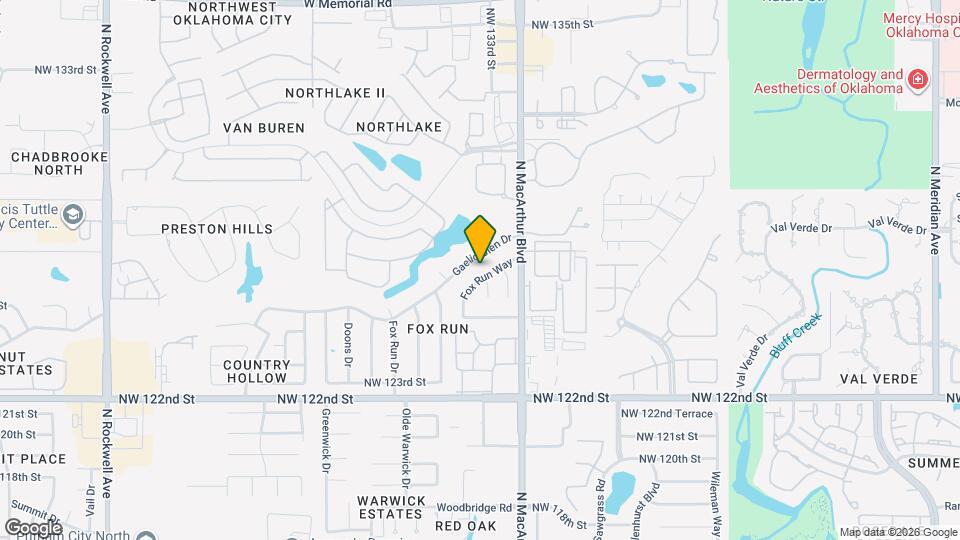 6003 Fox Run Way Map and Location Details