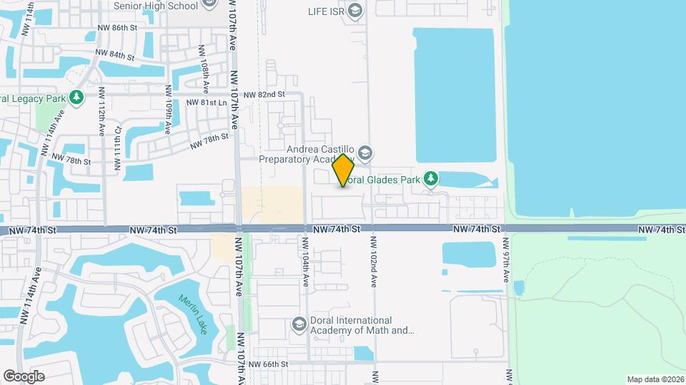 10267 NW 75th Terrace Map and Location Details