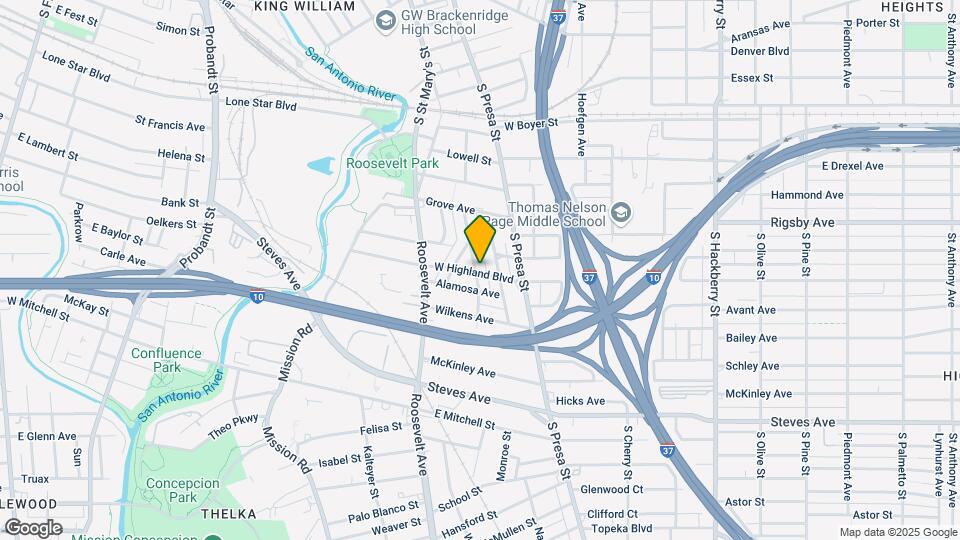 628 Hunstock Ave Map and Location Details