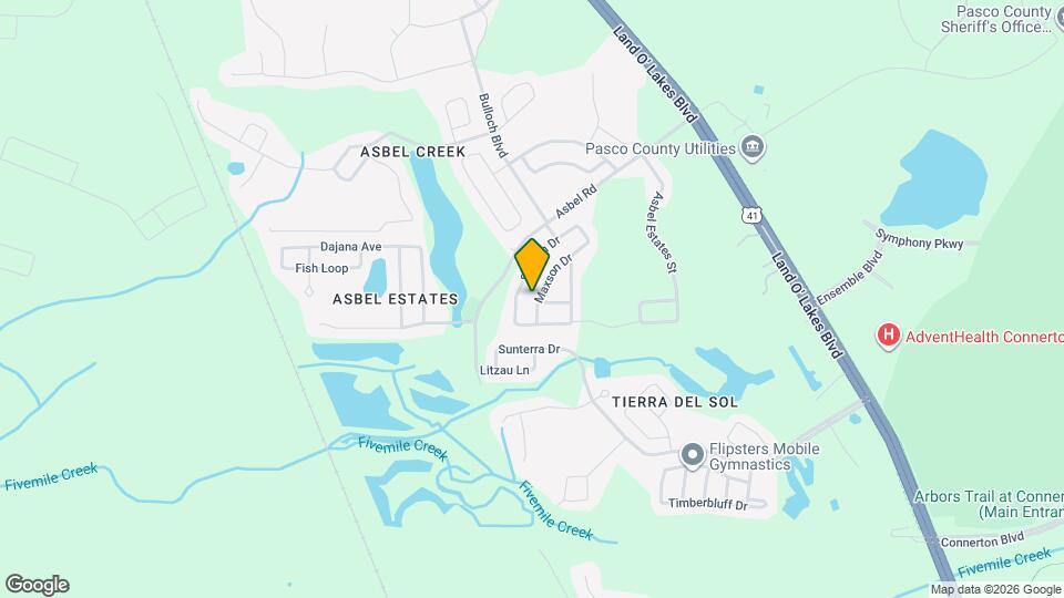 9543 Maxson Dr Map and Location Details