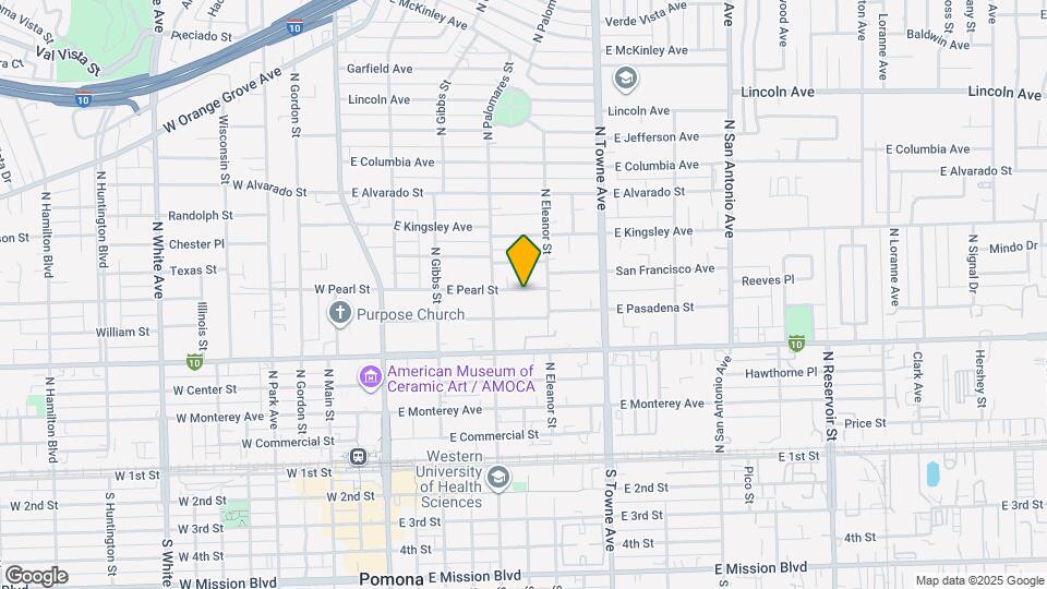 364 E Pearl St Map and Location Details