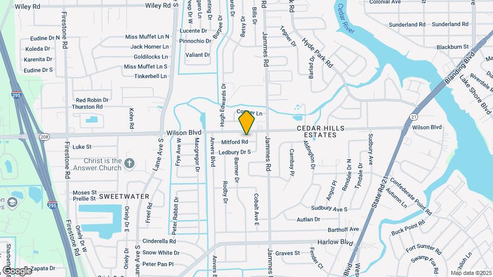 6425 Mitford Rd Map and Location Details