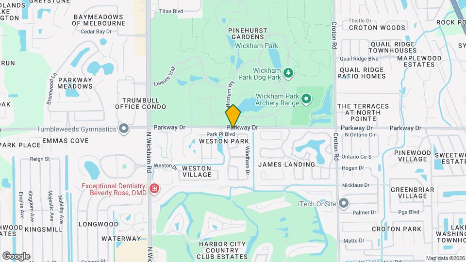 2544 Park Pl Blvd Map and Location Details