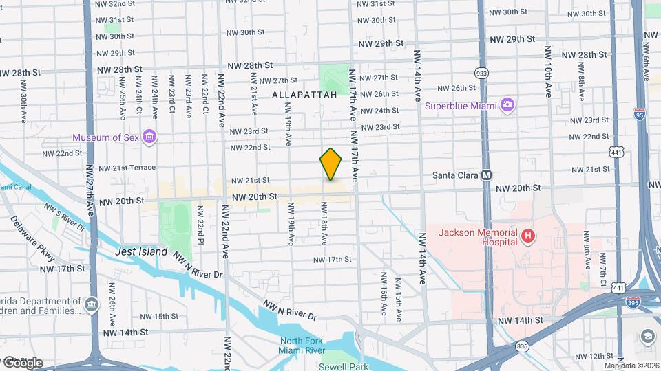 1780 NW 21st St Map and Location Details