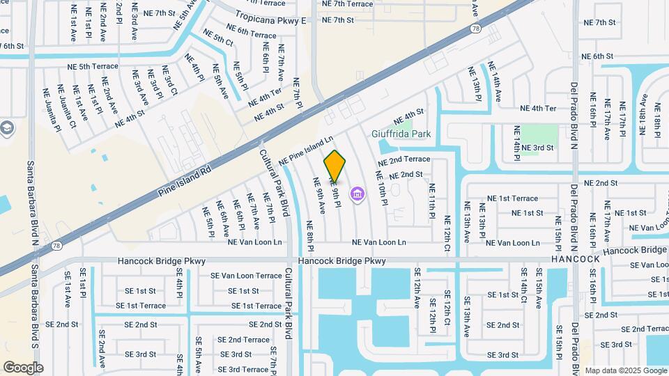 128 NE 9th Pl Map and Location Details