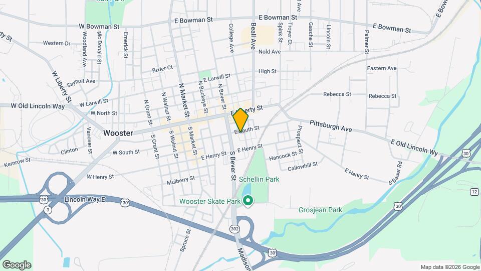 329 E South St, Unit 2 Mapa y Detalles de la Ubicación