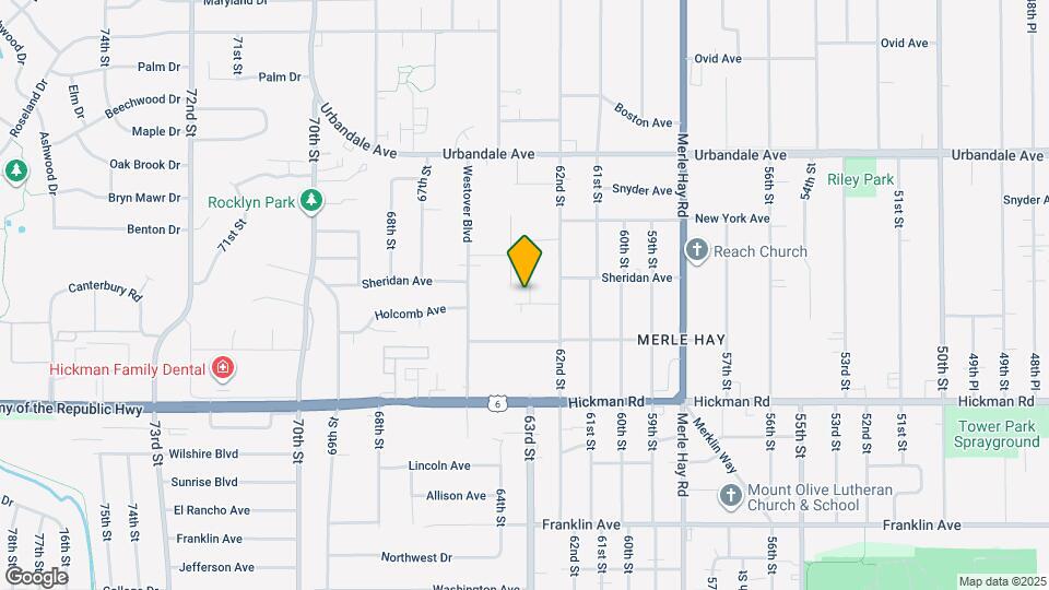 2610 63rd St Map and Location Details