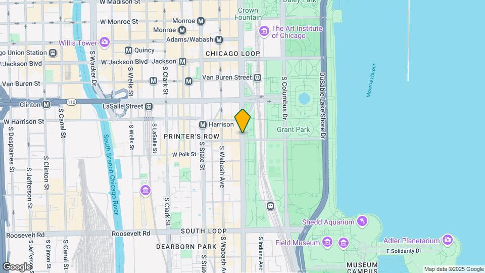 1150 S Michigan Ave, Unit 2 Map and Location Details