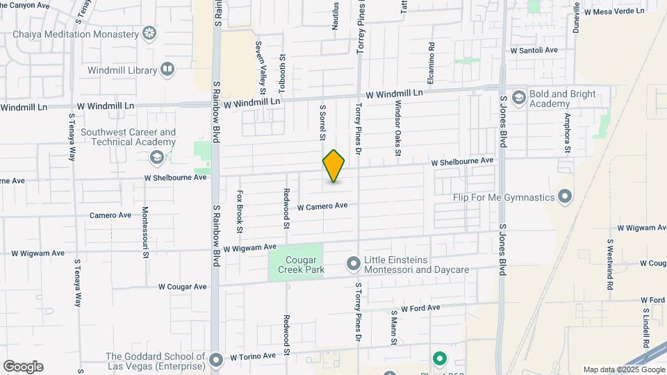6574 W Musette Ave Map and Location Details