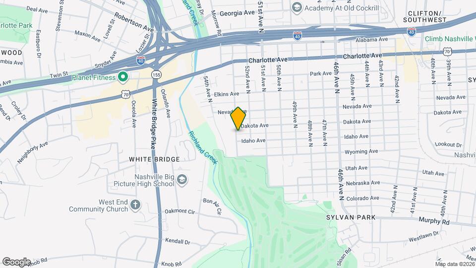 5210 Idaho Ave Map and Location Details