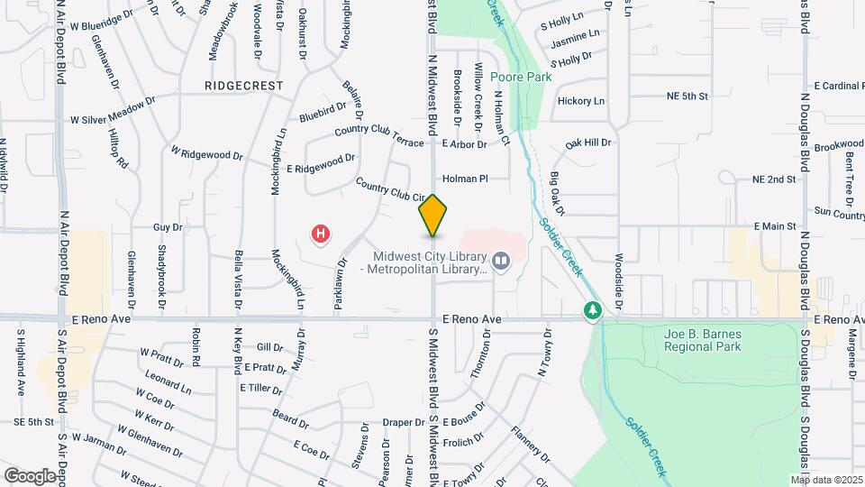 Midwest Manor Apartments Map and Location Details