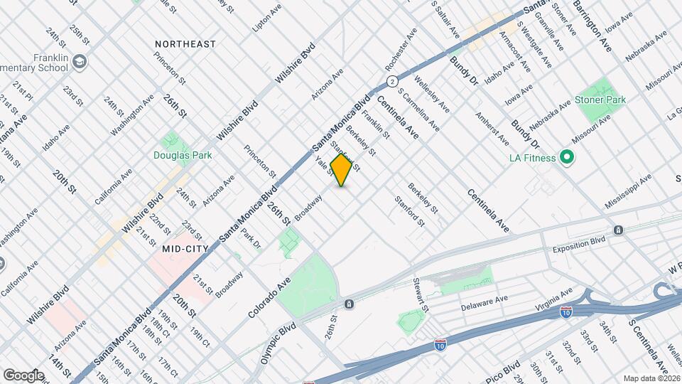 1518 Yale St, Unit 1 Map and Location Details