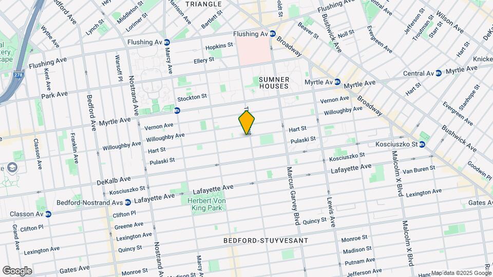 210 Hart St Mapa y Detalles de la Ubicación