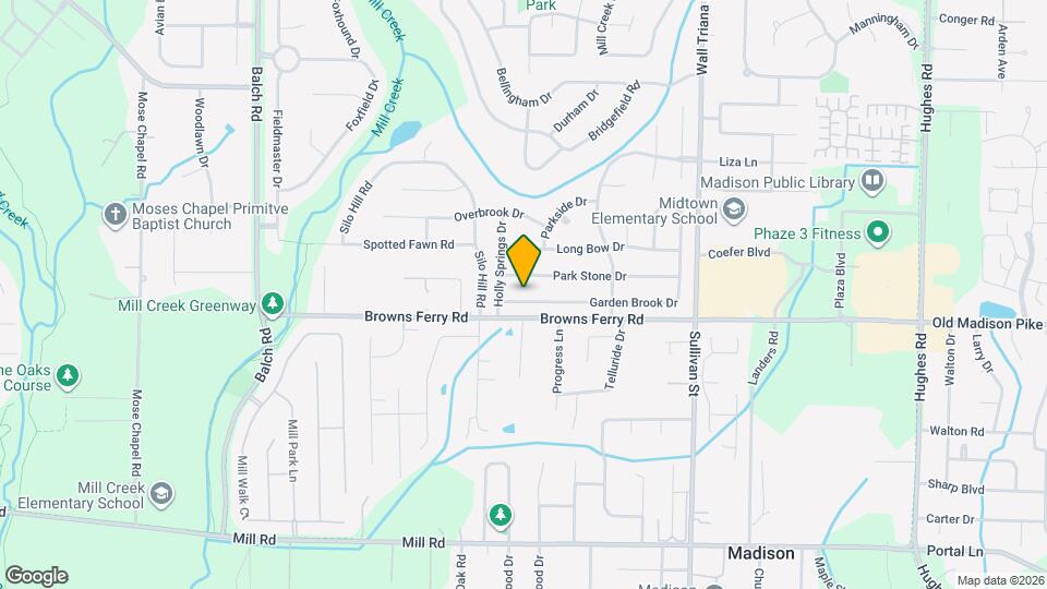 224 Garden Brook Dr Map and Location Details