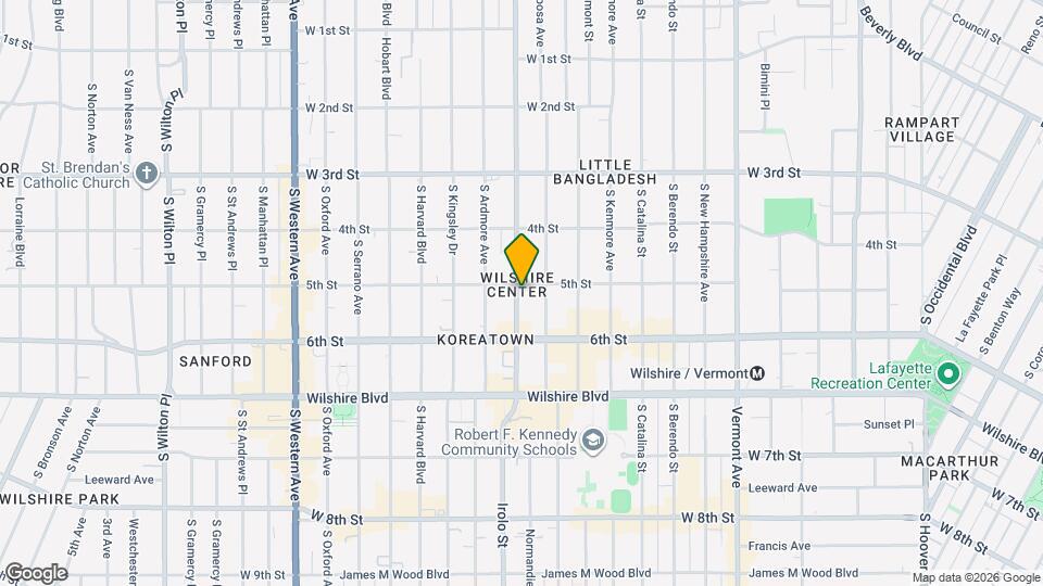 506 Normandie Ave Mapa y Detalles de la Ubicación