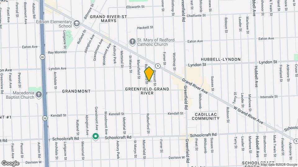 14350 Rutherford St Map and Location Details