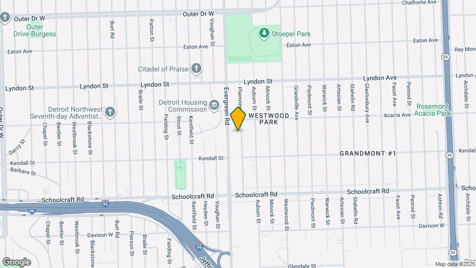 14211 Plainview Ave Map and Location Details