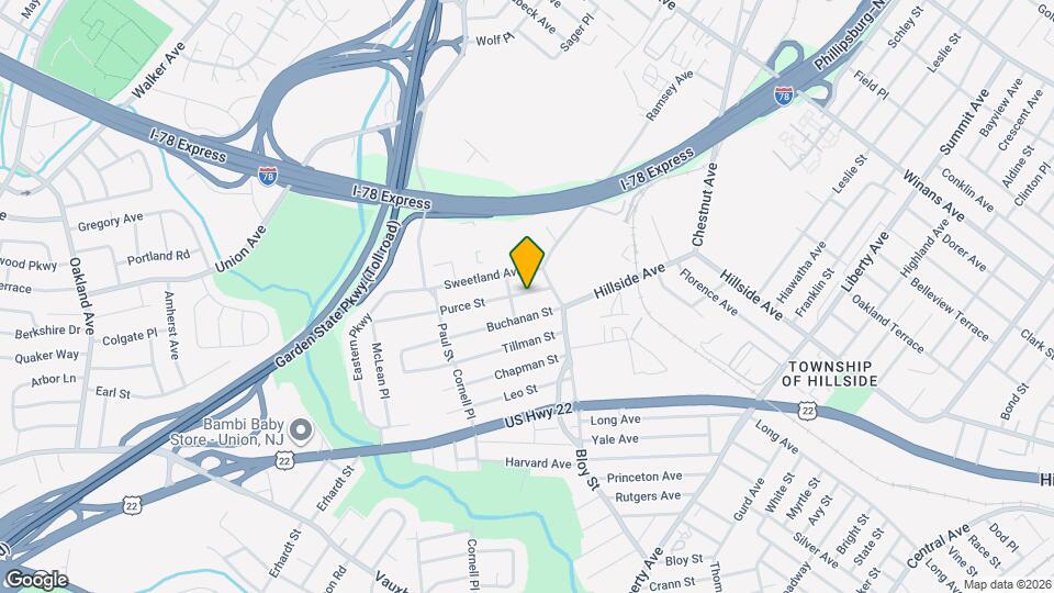 520 Purce St Map and Location Details