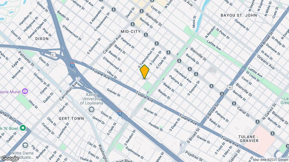 3506 Baudin St Map and Location Details
