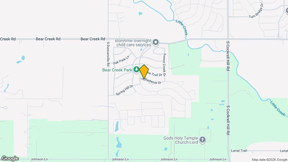 1706 Chadwick Dr Map and Location Details