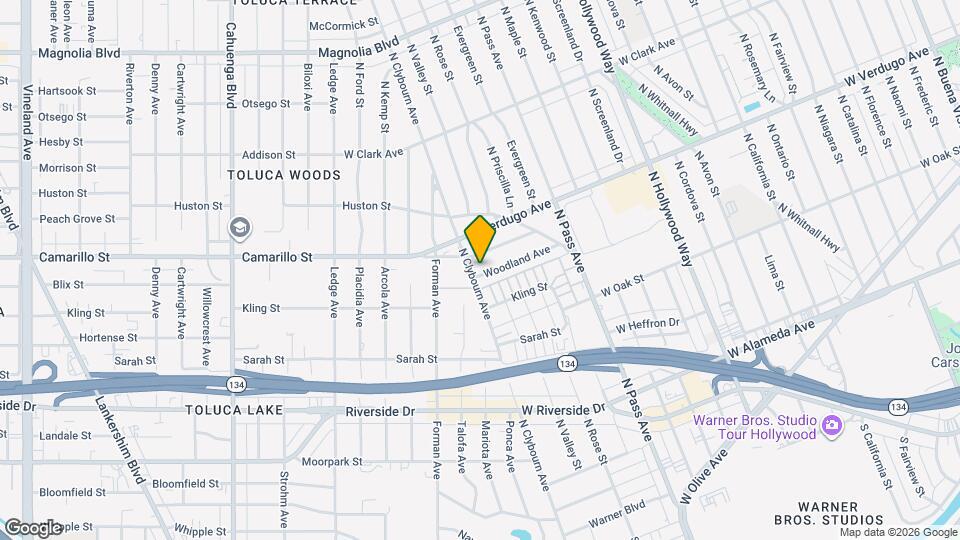 4415 Woodland Ave Mapa y Detalles de la Ubicación