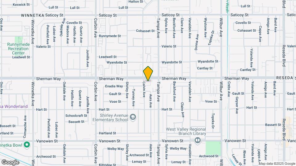 19350 Sherman Way, Unit 114 Map and Location Details