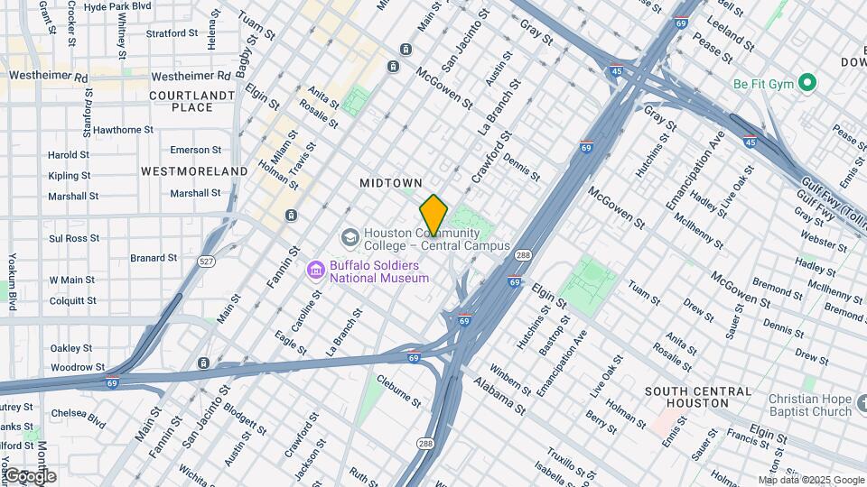 3311 Crawford St, Unit Crawford A Map and Location Details