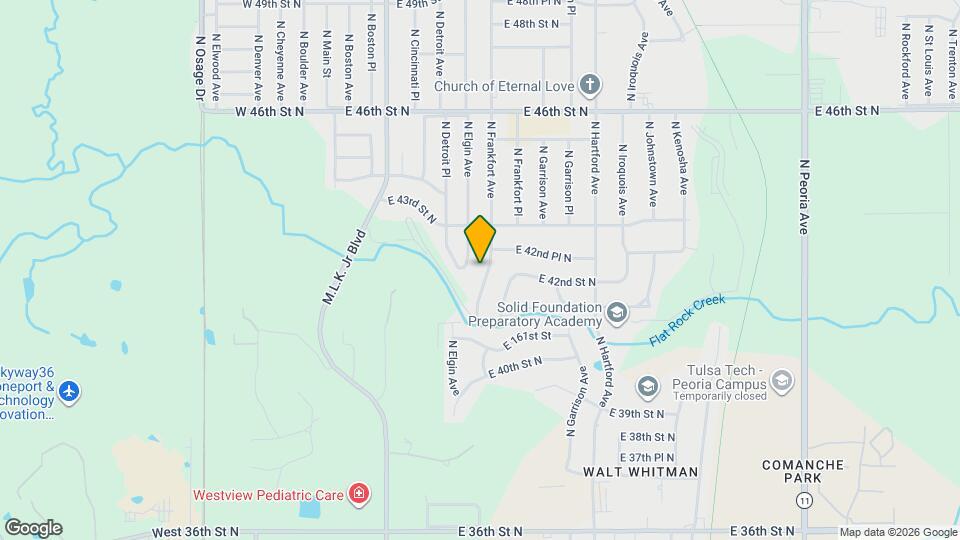 4204 N Frankfort Ave Mapa y Detalles de la Ubicación