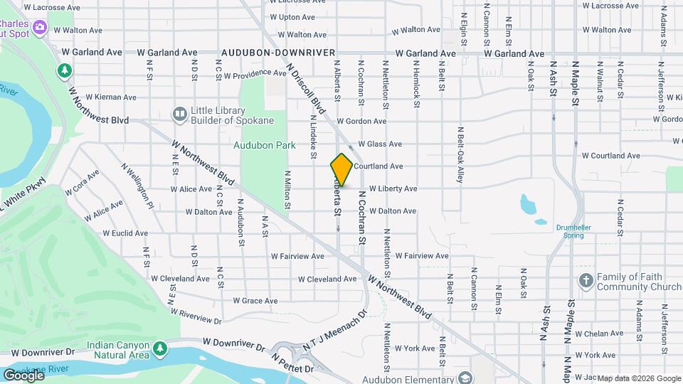 2527 W Liberty Ave Map and Location Details