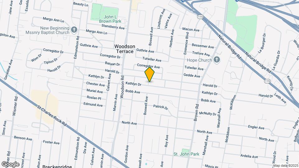 9095 Kathlyn Dr Map and Location Details