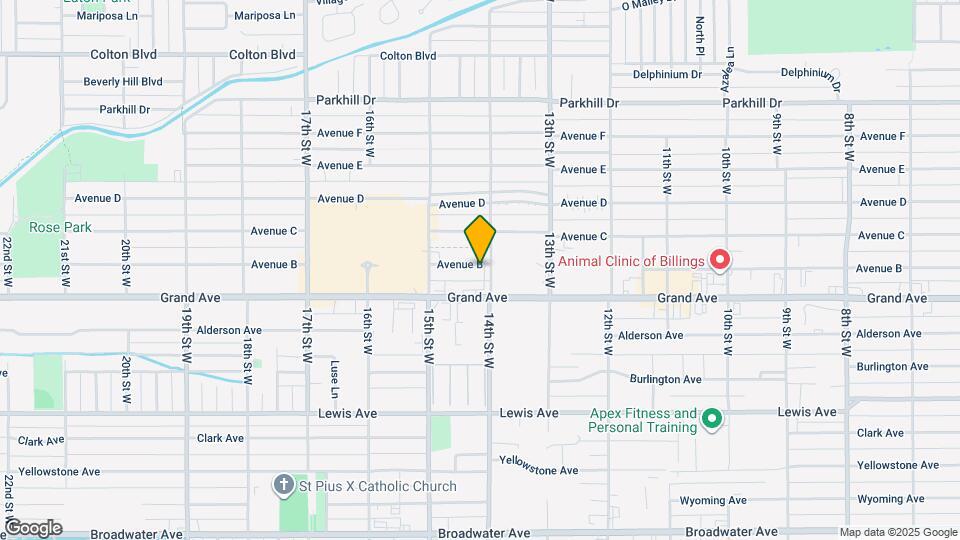 1406 Avenue B Map and Location Details