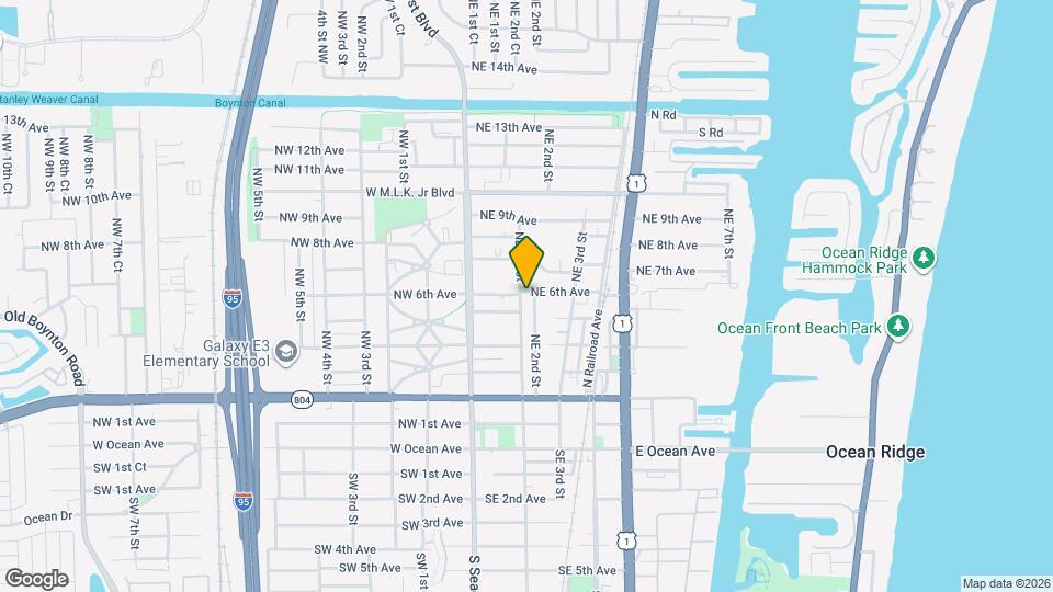 618 NE 1st St Map and Location Details