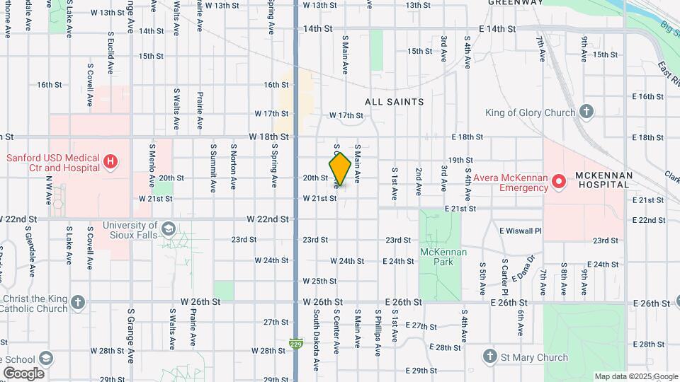 1216 S Center Ave Map and Location Details