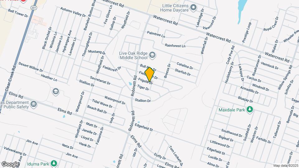 3900 Frigate Dr Map and Location Details