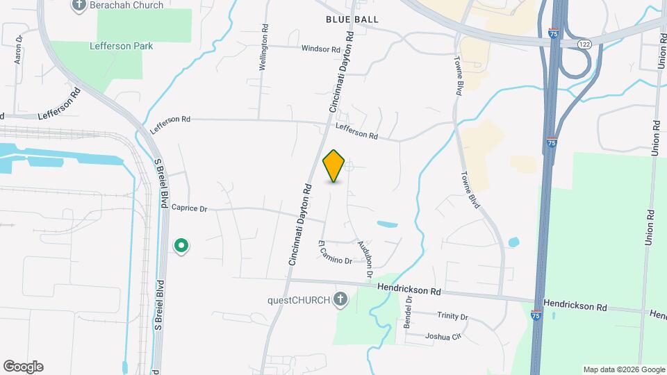 2511 El Camino Dr Map and Location Details