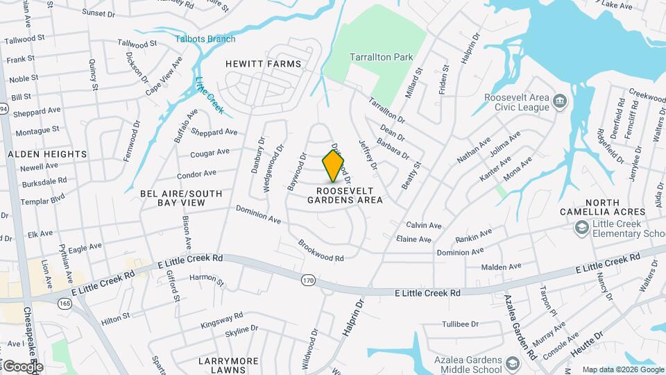 1853 Springwood St Map and Location Details