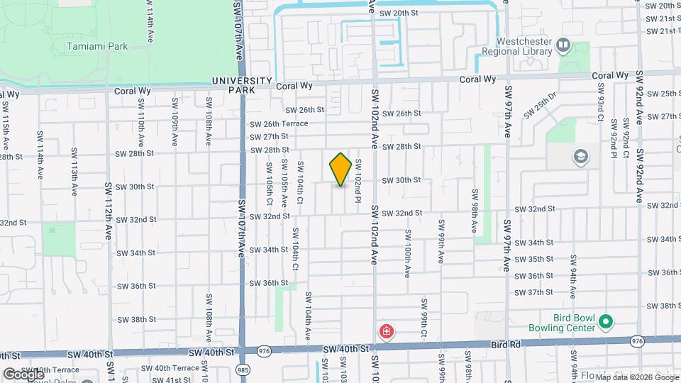 3010 SW 103rd Ave Map and Location Details