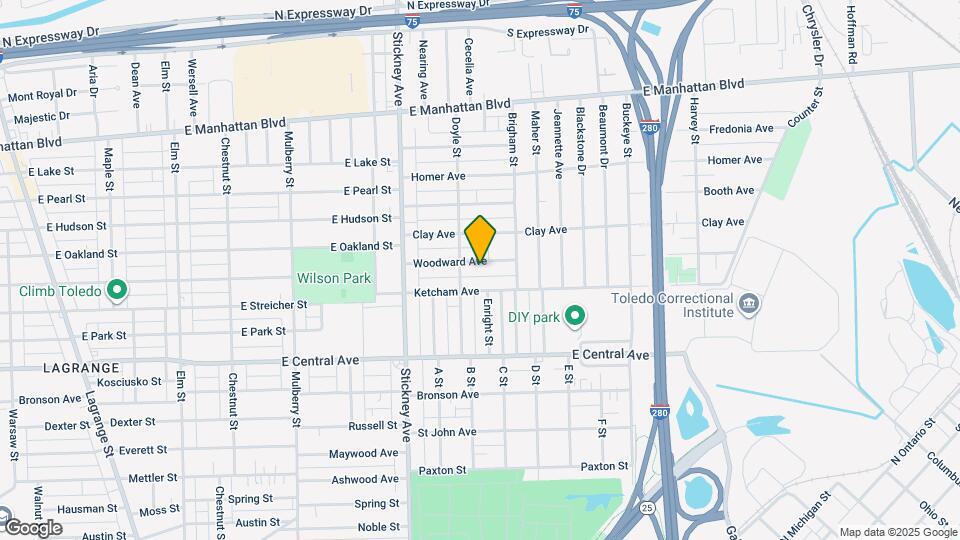 1012 Woodward Ave, Unit A Map and Location Details