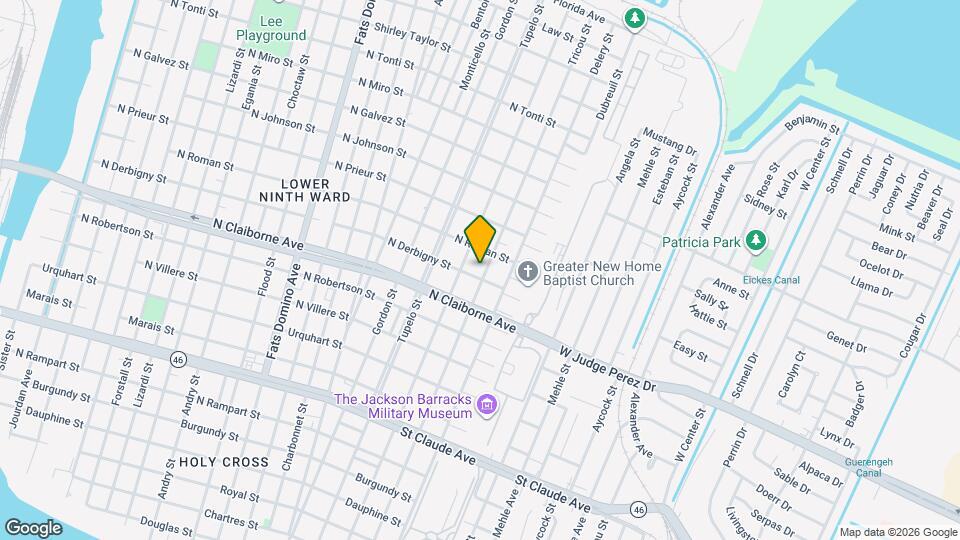 1714 Tricou St Map and Location Details