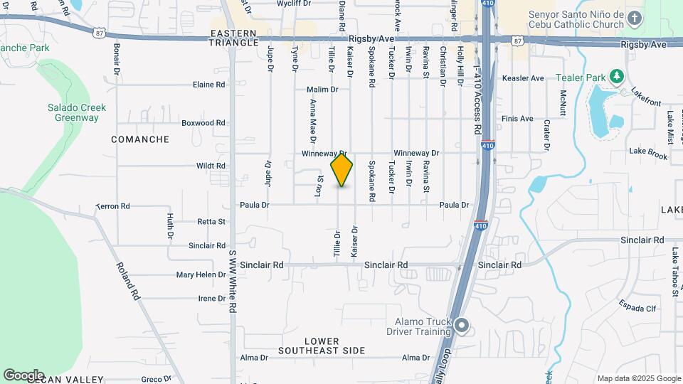 2918 Tillie Dr Map and Location Details