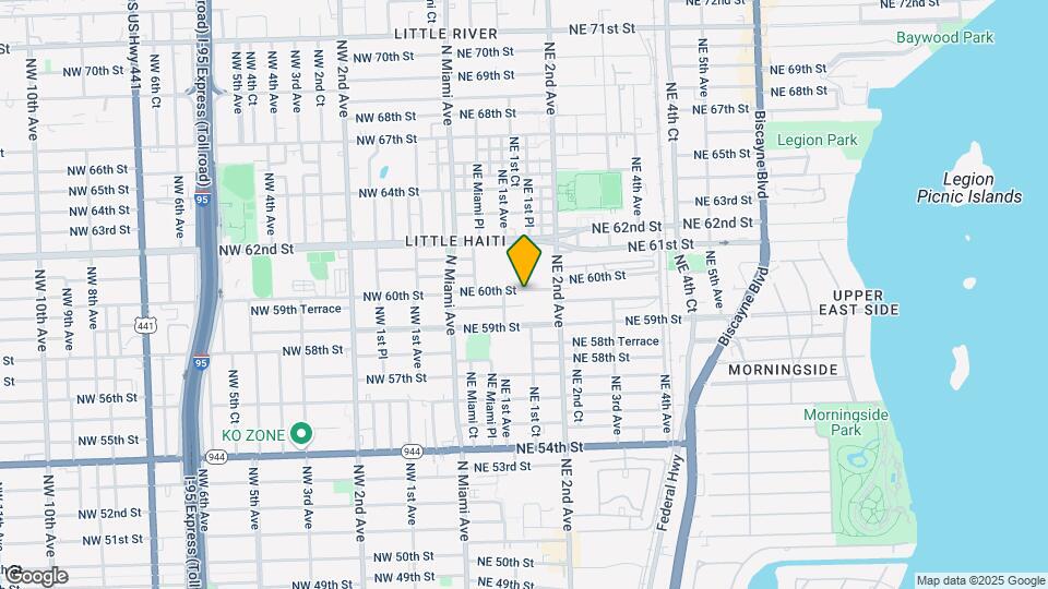 136 NE 59th St Map and Location Details